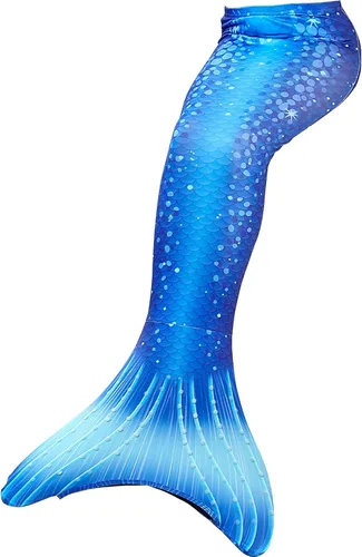 Vista 7 de Fishtailfun Traje de baño de sirena para cosplay sirena para nadar para niñas conjunto de bikini de princesa