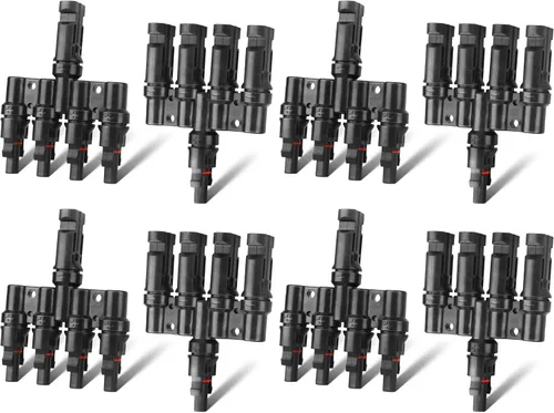 Vista 20 de Conector de panel solar de 2 a 1 2 vías, divisor de panel solar de 1000 V FMM+MFF rama en Y, conectores paralelos para conexión paralela entre 2 a 1