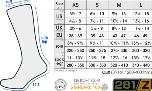 Vista 4 de 281Z Military Lightweight Boot Socks - Tactical Trekking Hiking - Outdoor Athletic Sport (Coyote Brown)