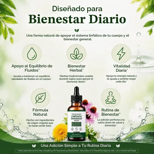 Vista 7 de Mayaverra Drenaje Linfático Gotas, gotas de drenaje linfático, suplemento líquido de apoyo a la desintoxicación a base de hierbas con diente