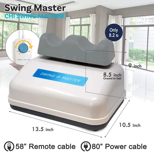 Vista 3 de Daiwa Felicity Swing Master - Chi Swing Machine - Passive Aerobic Exerciser, Swing Master with Figure Trimmer - Lymphatic Massager, Body Shaker, Leg