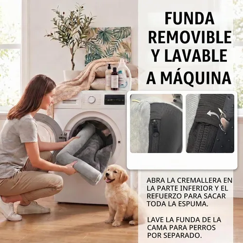 Vista 9 de Cama ortopédica para perros pequeños de 20 x 16 pulgadas, cama de espuma