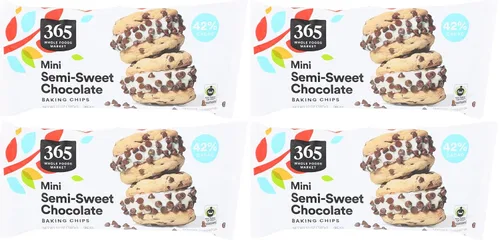 Vista 9 de 365 by Whole Foods Market, Chips de chocolate semidulce, 24 onzas