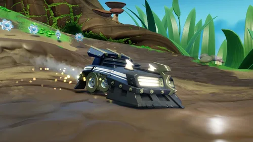 Vista 3 de Skylanders Superchargers Rare Chase Variant pátina Shield Striker
