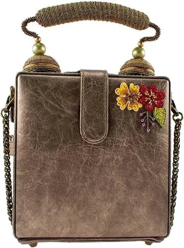 Vista 3 de Mary Frances Time of Your Life - Bolso de mano con cuentas y asa superior, multicolor