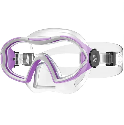 Vista 9 de OutdoorMaster Stingray - Gafas de natación para niños con cubierta para la nariz, máscara de buceo para niños, gafas de natación antivaho para niños