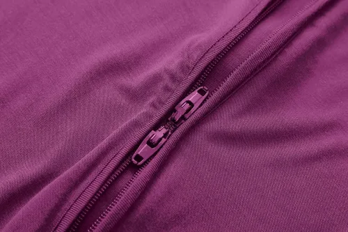 Vista 26 de Pijama de viscosa de bambú sin pies para niños y niñas, pijamas con cremallera para dormir y jugar, mameluco - 0-24 meses