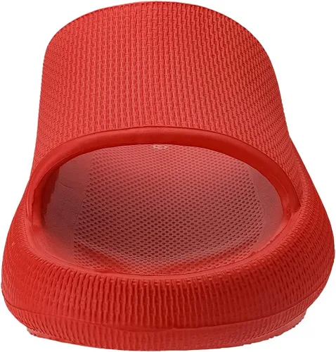 Vista 5 de Joomra - Sandalias acolchadas tipo pantuflas para mujeres y hombres, antideslizantes, de secado rápido, sandalias para baño, con suela gruesa