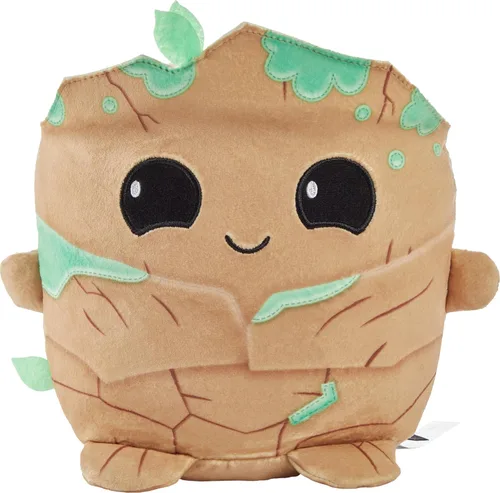 Vista 6 de Mattel Marvel Cuutopia - Figura de peluche, muñeca de almohada redonda suave Groot de 10 pulgadas, juguete coleccionable inspirado en el personaje