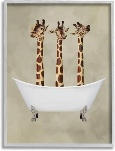 Vista 18 de Lindo conejo bebé en toallas de baño burbujas de jabón' Arte Giclée enmarcado
