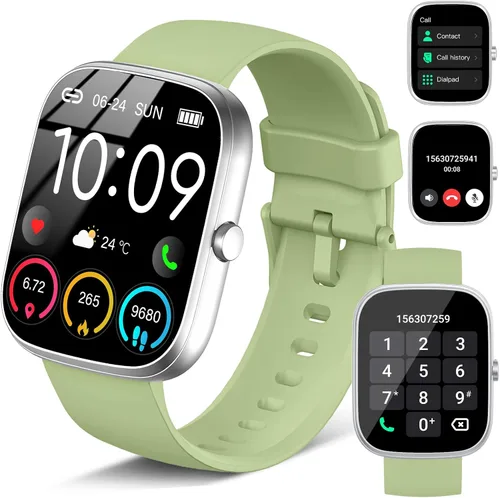 Vista 12 de Smart Watch (Answer/Make Calls), 1.96" HD New Smartatch for Men Women 2026