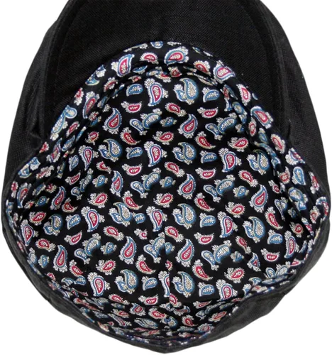 Vista 7 de Sombrero plano de golf Gatsby Newsboy de lino para hombre