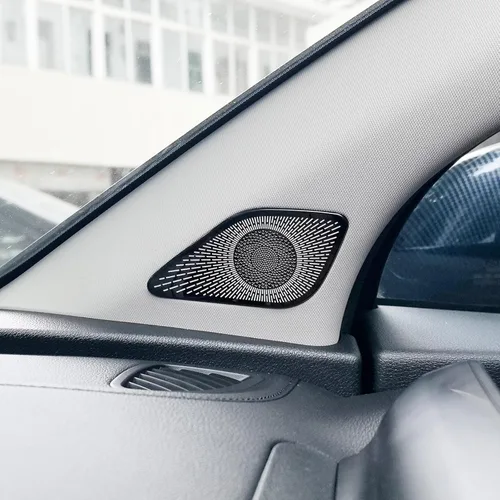 Vista 6 de YOUTOOCAR Cubiertas de aleación para altavoces de puerta de automóvil, cubiertas de altavoz de audio para tweeter, compatible con accesorios Kia
