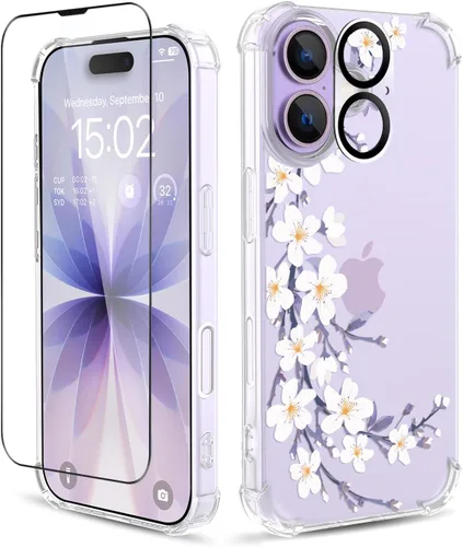 Vista 67 de Funda para iPhone 13 y iPhone 14 (6.1 pulgadas), funda protectora delgada de poliuretano termoplástico suave a prueba de golpes, bonito
