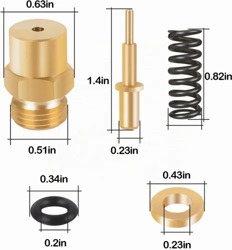 Vista 6 de 7110117 Válvula de impulso de lavadora a presión para kit de válvula