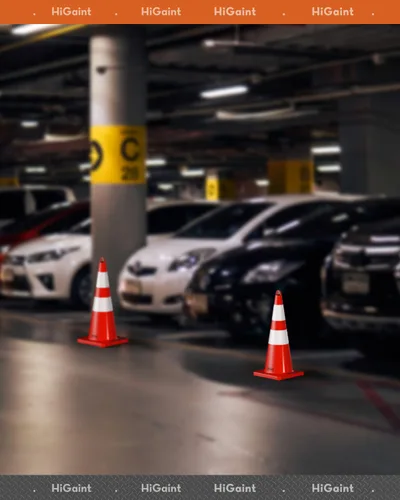 Vista 6 de HiGiant Paquete de 6 conos de seguridad de tráfico de 28 pulgadas