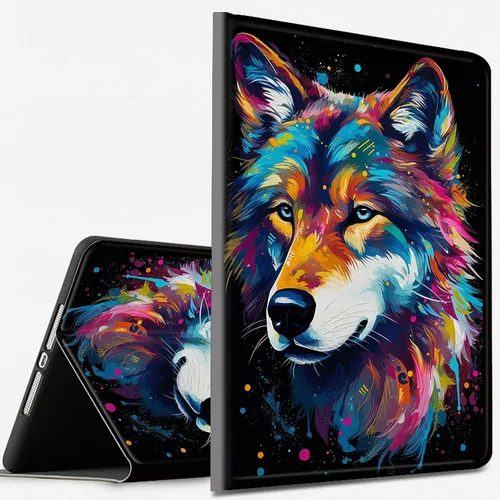 Vista 47 de Funda para tablet Kinlde Fire HD 10 (11ª generación 2021) Fire HD 10 Plus 2021, delgada, de piel sintética, con función atril, función atril