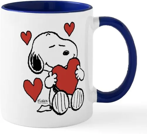 Vista 29 de CafePress Crabby Snoopy - Taza de café de cerámica (11 oz)
