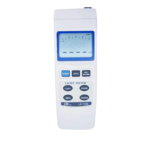 Vista 2 de Medidor de exposición digital Lux Meter junto con certificado de calibración de fábrica (rango: 0 a 4,00,000 Lux) para auditorios, teatros