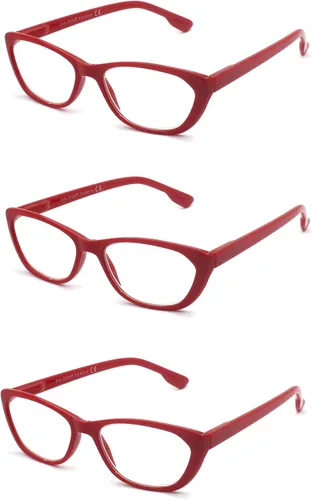 Vista 7 de Gafas de lectura de ojo de gato para mujer con bisagra de resorte