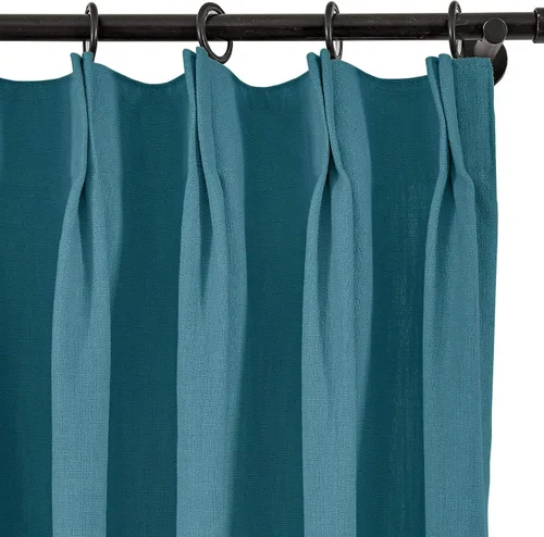 Vista 175 de Frelement Cortinas plisadas de lino de algodón de 100 pulgadas de ancho y 102 pulgadas de largo, cortinas con reducción de ruido para sala