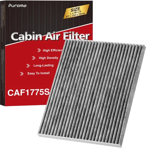 Vista 9 de Puroma Filtro de aire de cabina Carbón activado para CP930 CF10930 CAF1869P