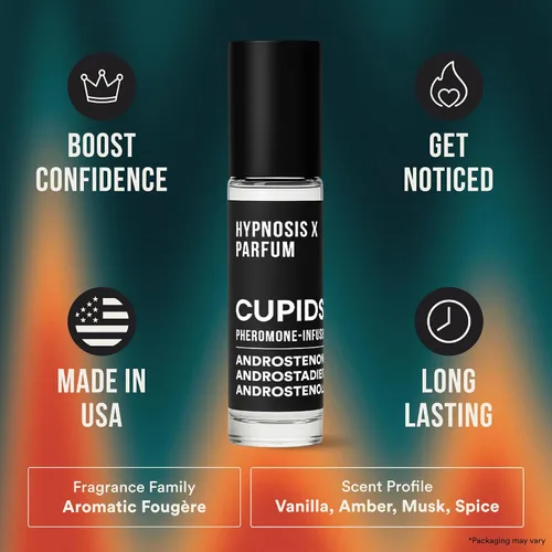 Vista 3 de Cupids Hypnosis Roll-on 0.3 fl oz para hombres - Perfume de feromonas de aceite original para hombres