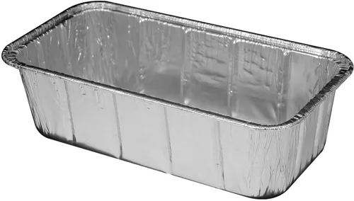 Vista 5 de Handi-Foil Molde de pan de aluminio de 2 libras con tapa de cúpula resistente Hfa #316 (paquete de 25)