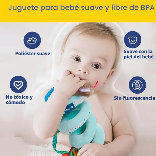 Vista 4 de Juguetes de bebé para asiento de coche, espiral colgante cochecito
