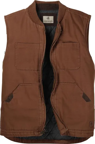 Vista 8 de Legendary Whitetails Chaleco Cross Trail de lona para hombre Militar