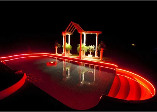 Vista 5 de Tira de luz LED de 10 pies, 20 pies, 30 pies, 50 pies, 100 pies, 12 V, 60 LEDs/M RGB SMD 5050, flexible, impermeable, IP65 para exteriores (10)