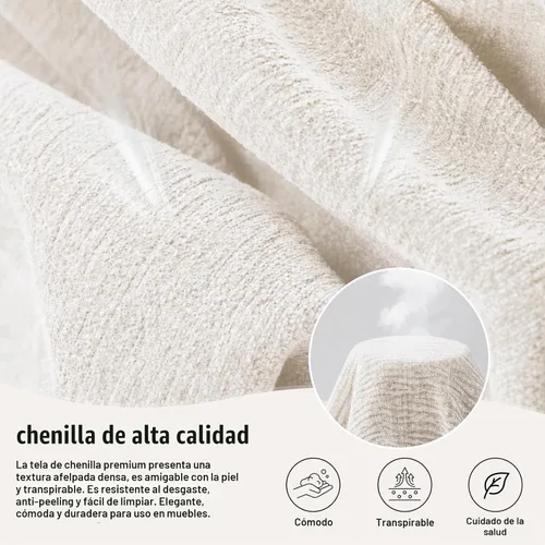 Vista 7 de Colchón plegable de espuma convertible de 79 pulgadas, sofá futón Beige