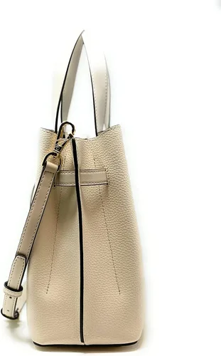 Vista 4 de MICHAEL KORS EMILIA - Bolsa cruzada de hombro grande (café), Crema