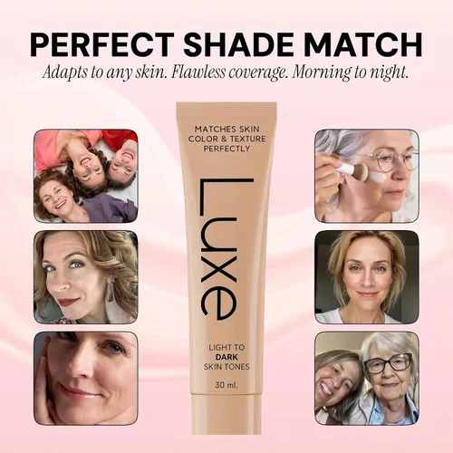 Vista 5 de Base de maquillaje Luxe que cambia de color - Luz Claro