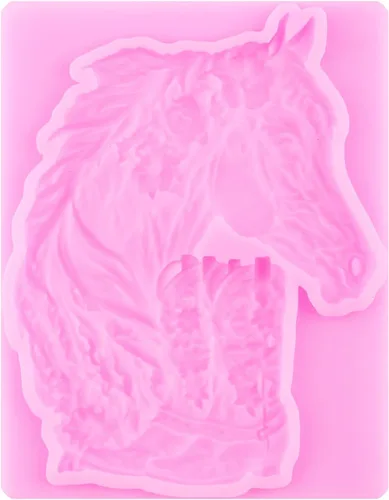 Vista 4 de Mujiang Moldes de silicona para herradura, juego de 4 moldes de silicona Estilo b
