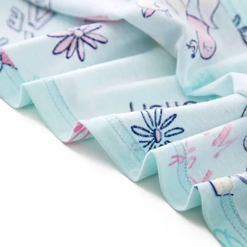 Vista 6 de SISKIN Camisones para mujer, de algodón, para dormir, de manga corta, con estampado, ropa de dormir suave