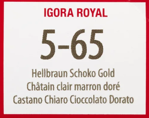 Vista 5 de Schwarzkopf Igora Royal 5-65 Marrón Claro Chocolate Oro 2.0 fl oz
