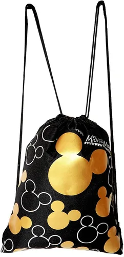 Vista 3 de Disney Mochila de Mickey Mouse con cierre de cordón paquete de 2unidades