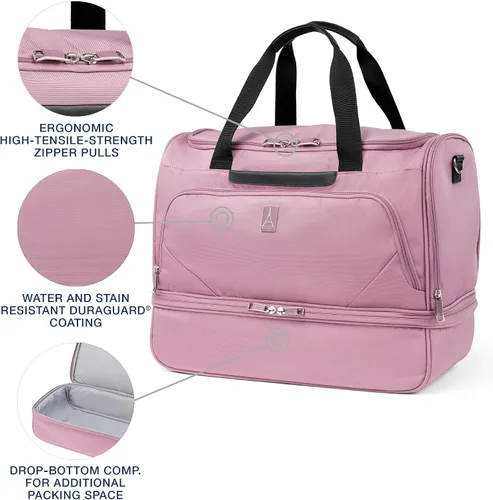 Vista 18 de Travelpro Maxlite 5 - Bolsa de viaje ligera para viajes nocturnos, con compartimento inferior caído, bolsa de viaje