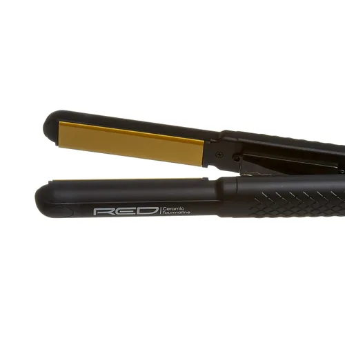 Vista 7 de Kiss Productos Plancha Plancha Professinal Turmalina Cerámica Roja, 0.75 pulgadas, 1 Libra