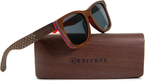 Vista 6 de Gafas de sol de madera para hombre y mujer. 100% madera de arce