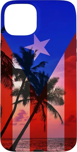 Vista 9 de Tropical Ocean Vibes Puerto Rico Flag - Funda para iPhone 17