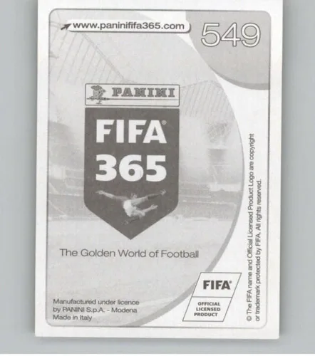 Vista 2 de Pegatinas Panini FIFA 365 2016-17 #549 River Plate logo GOLD River Plate - Adhesivo oficial de álbum de fútbol en estado crudo (NM o mejor)