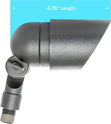 Vista 3 de Westgate Mfg. AD-102-BK 20W 12V Luz direccional con capucha de aluminio fundido, cuerpo sólido, color negro