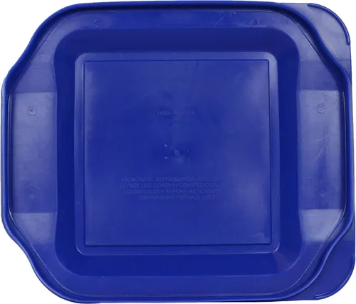 Vista 6 de Pyrex Tapa de repuesto de almacenamiento de alimentos azul 222 de 2 cuartos (paquete de 2) - Fabricado en los Estados Unidos