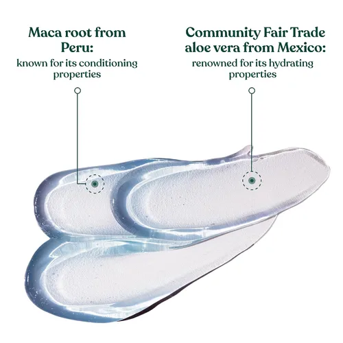 Vista 4 de The Body Shop Gel de agua para después del afeitado de raíz de maca y aloe para hombres, calma y calma, vegano, 5.4 onzas