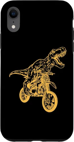 Vista 8 de Carcasa para iPhone 15 Motocross Dinosaur Dirtbike Dino - Dirt Bike Dinosaur
