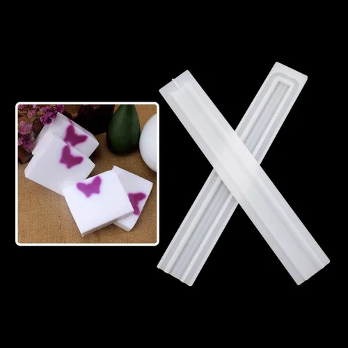 Vista 4 de Columna de tubo de mariposa molde de jabón de silicona para velas Molde de pastel de caramelo de chocolate incrustar suministros de fabricación