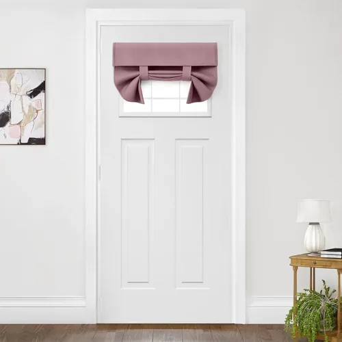 Vista 51 de HOMEIDEAS Cortinas Opacas para Aula para Puerta Principal, Cubierta de Ventana de Puerta de Aula, Persianas de Privacidad con Aislamiento Térmico