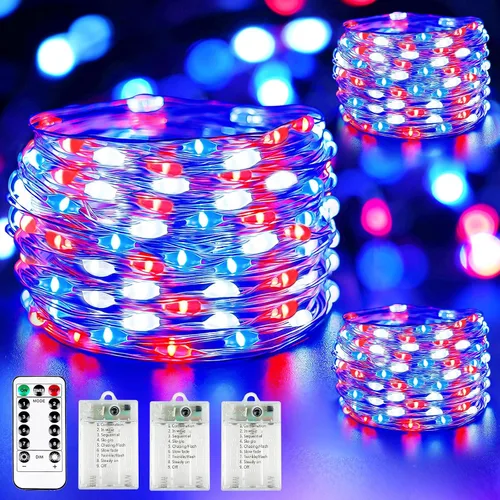 Vista 19 de 30LED Acorn Fairy Lights Battery Operated Fall String Lights Indoor Decor Remote Control, 8 Lighting Modes, IP44 Waterproof, Timer & Dimmable
